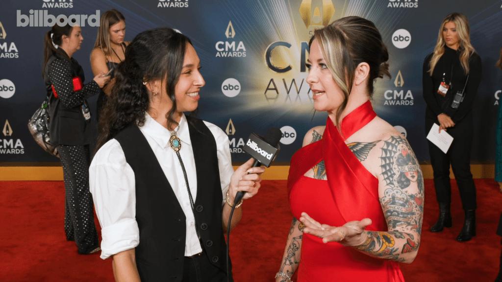 Ashley McBryde on The Inspiration Behind The Artwork For Her Album ‘The Devil I Know,’ Friendship with Jelly Roll & More | CMA Awards 2023