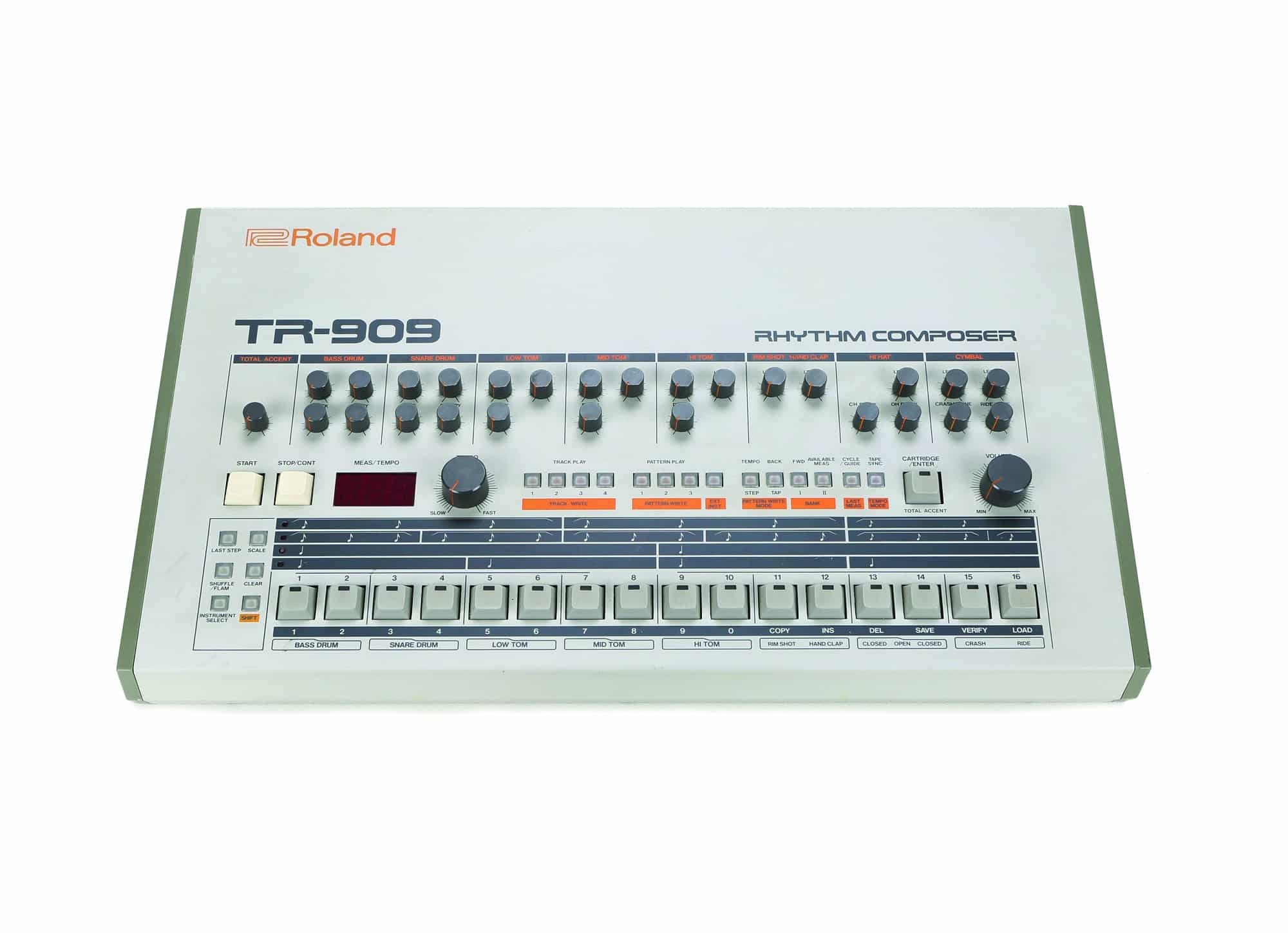 The Roland TR-909 synthesizer